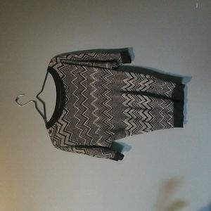 Dress shirt, small, black and gray